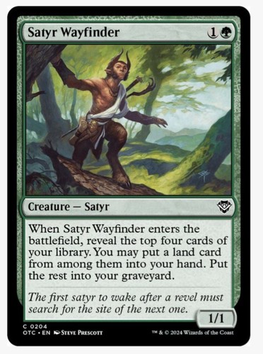 Satyr wayfinder mtg otc - |,